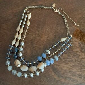 Loft Stylish Multi-Strand Beaded Necklace